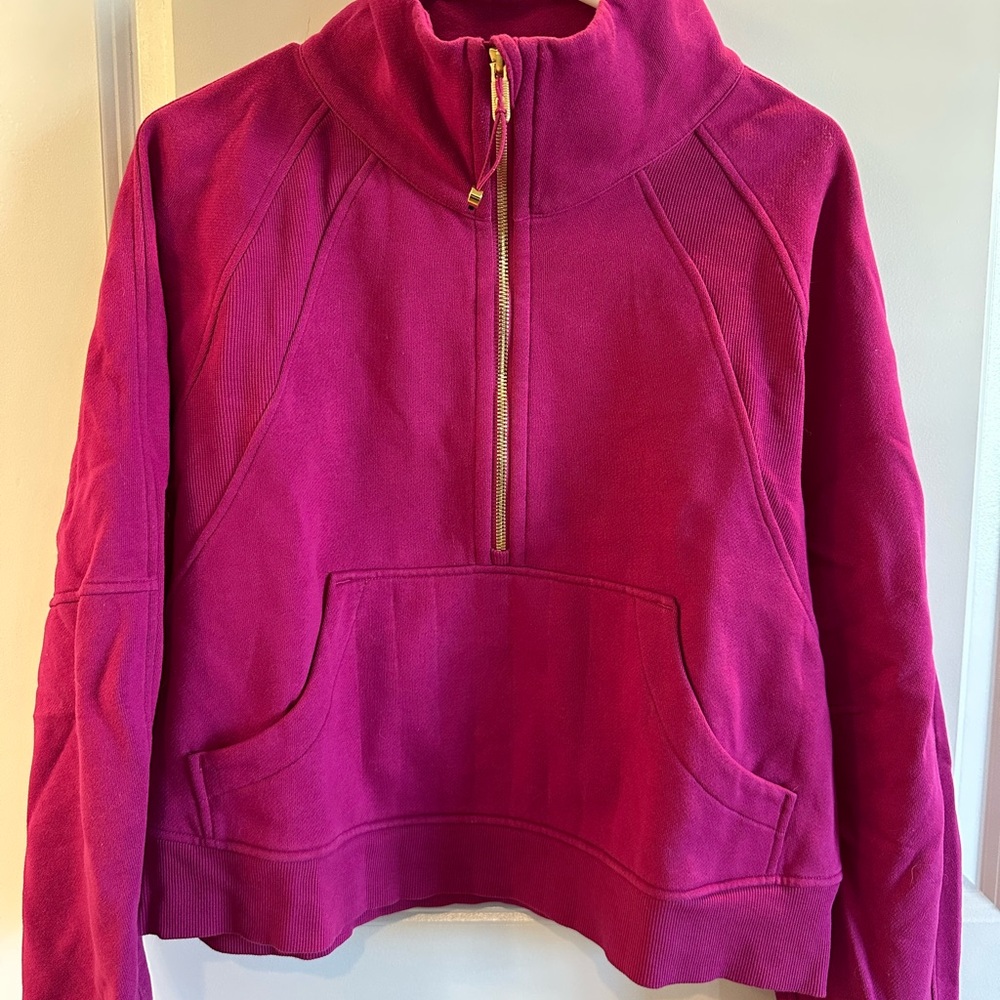 Scuba half zip